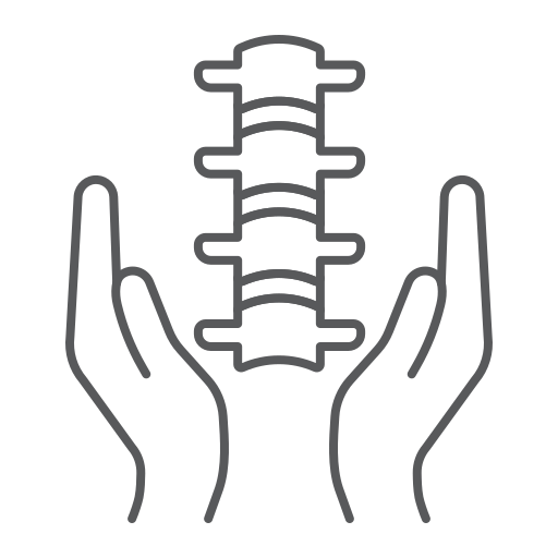 Illustration or image representing back pain treatment