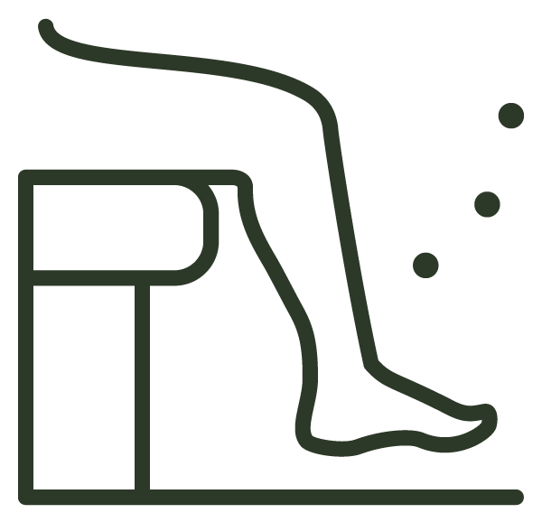 Icon symbolizing physical care or rehabilitation